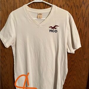 HCO White V-Neck T-Shirt